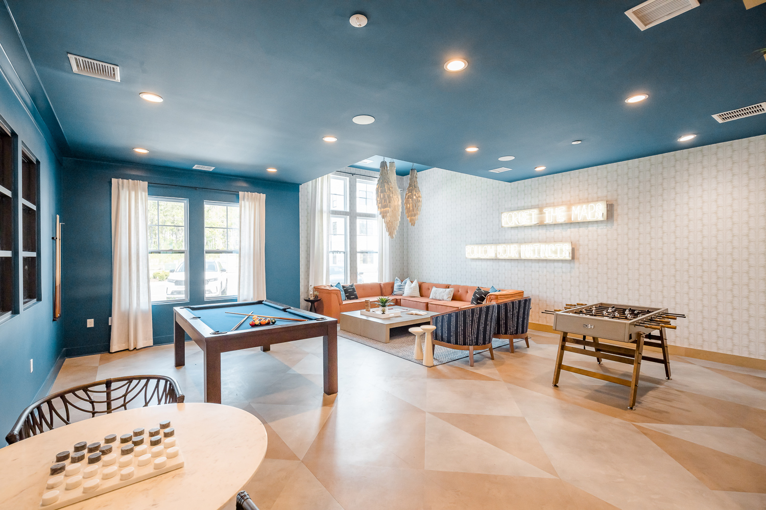 evolve surf city clubhouse organic wallpaper paint blog