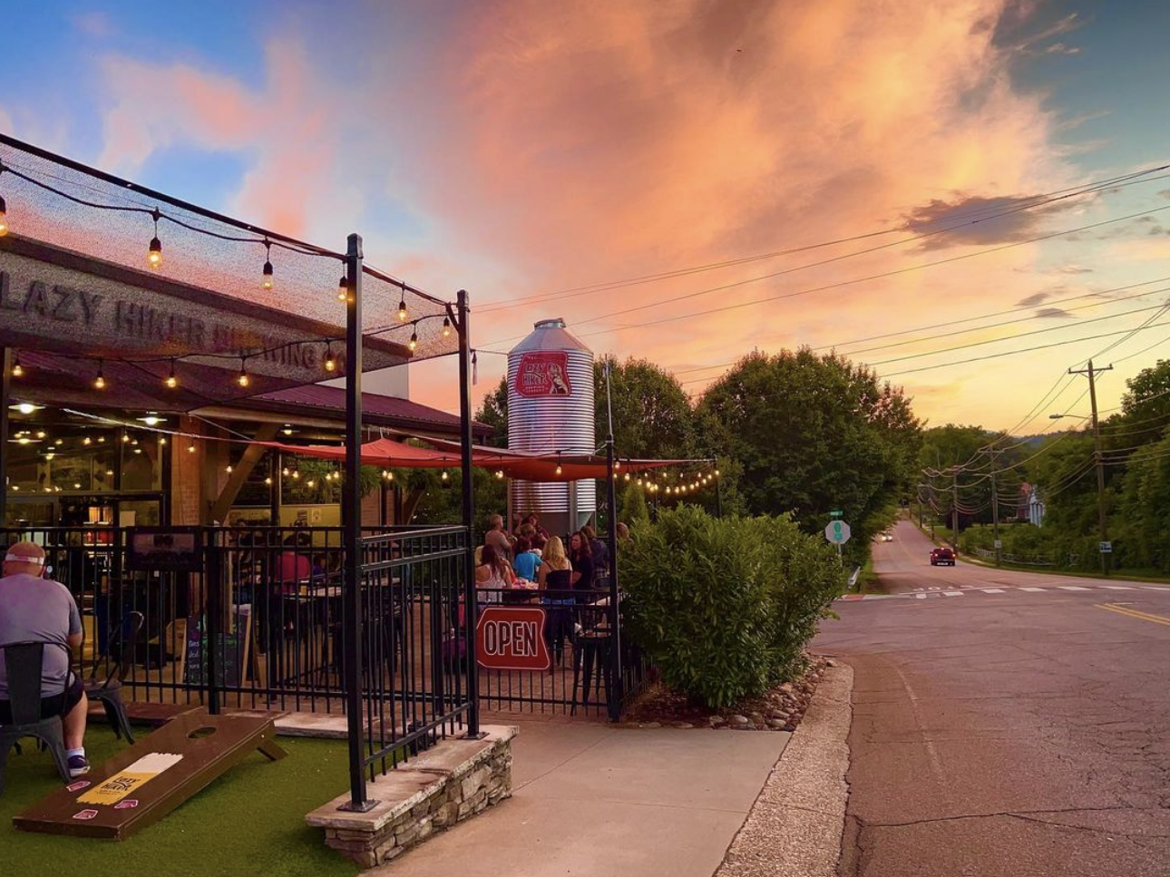 evolve blog cullowhee brewery sunset
