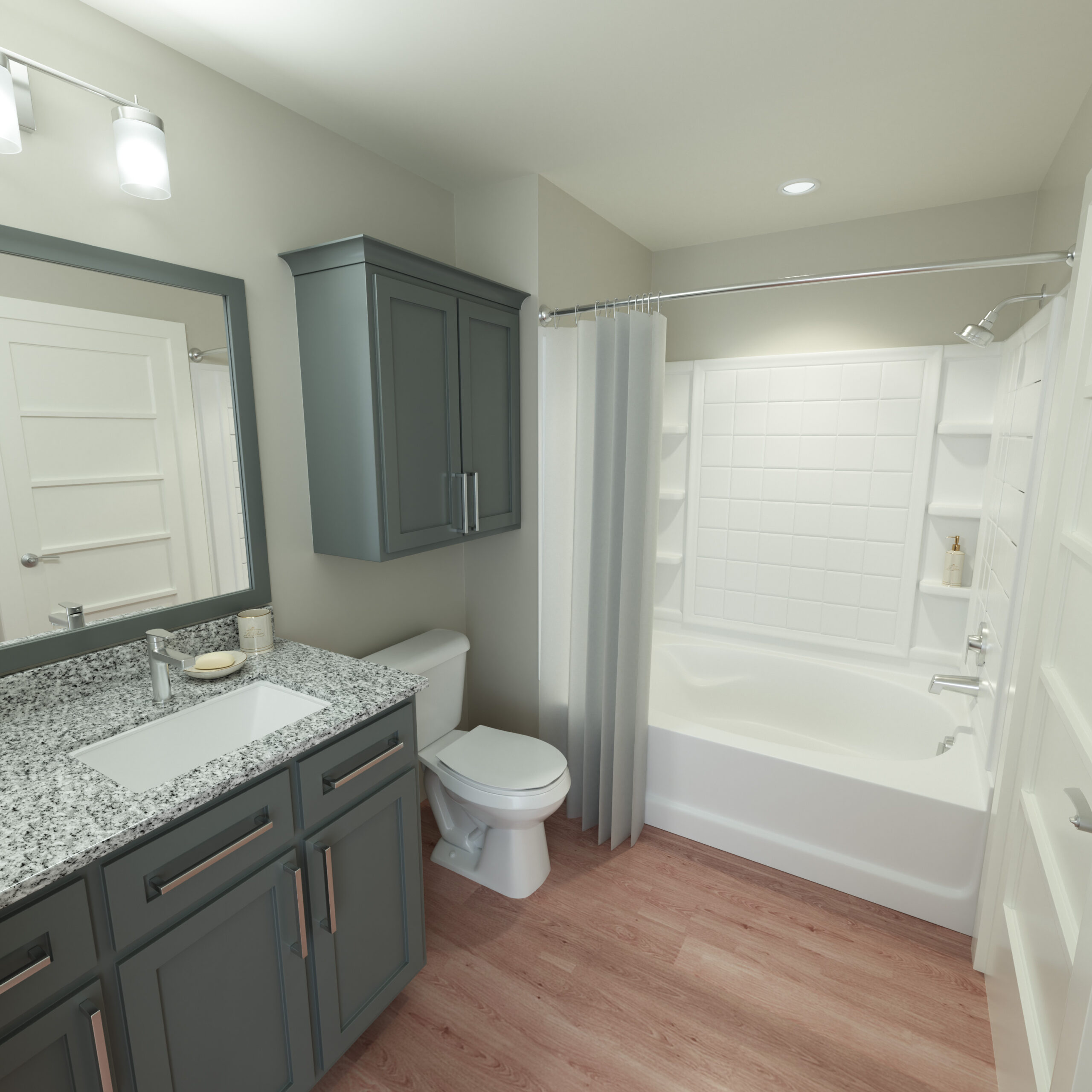 hawthorne palmetto green bathroom evolve blog