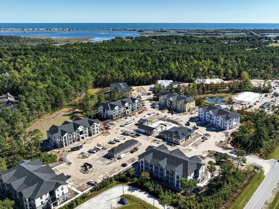 drone overhead at evolve north shore