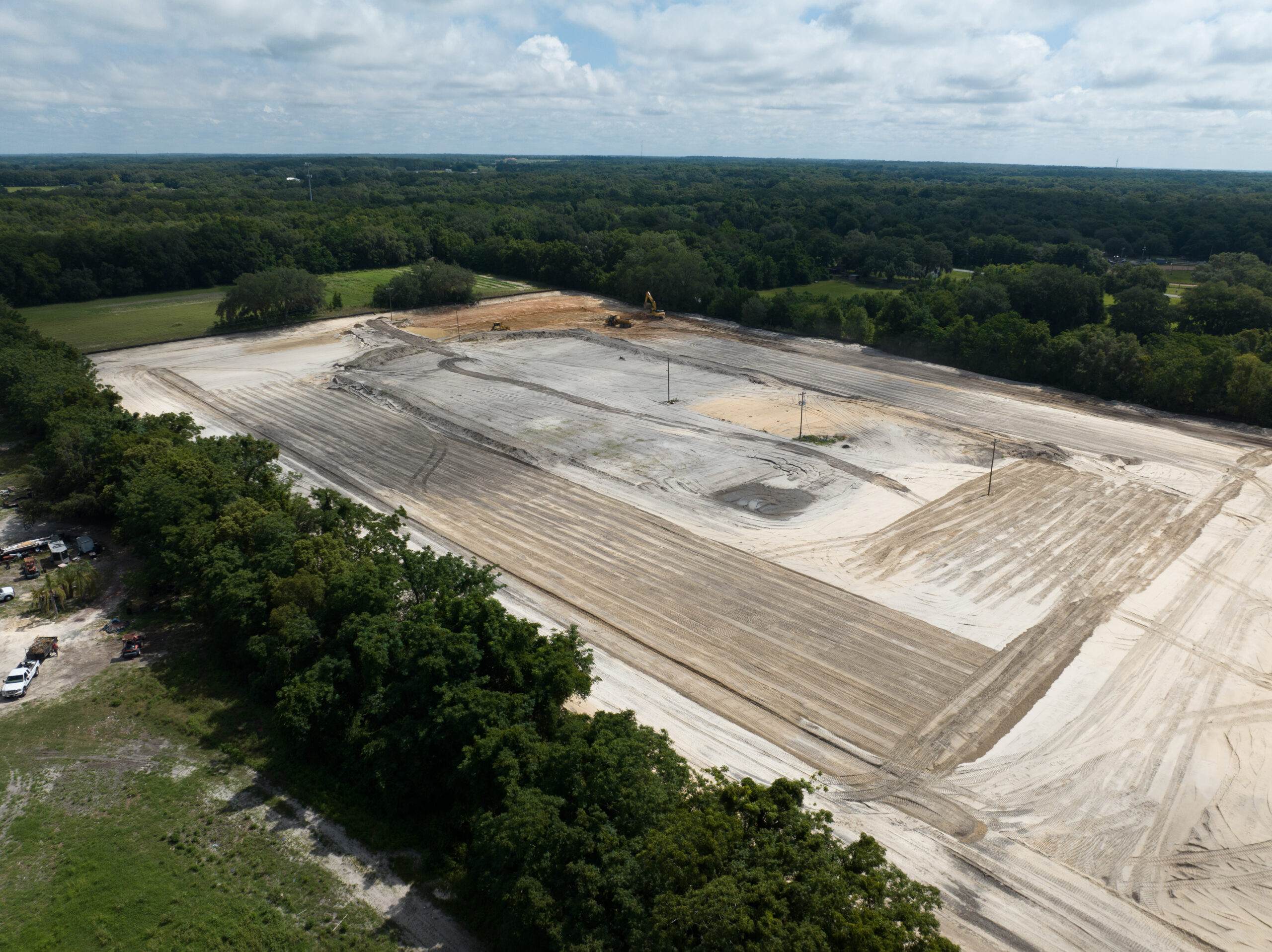 aerial view of evolve at grove park site