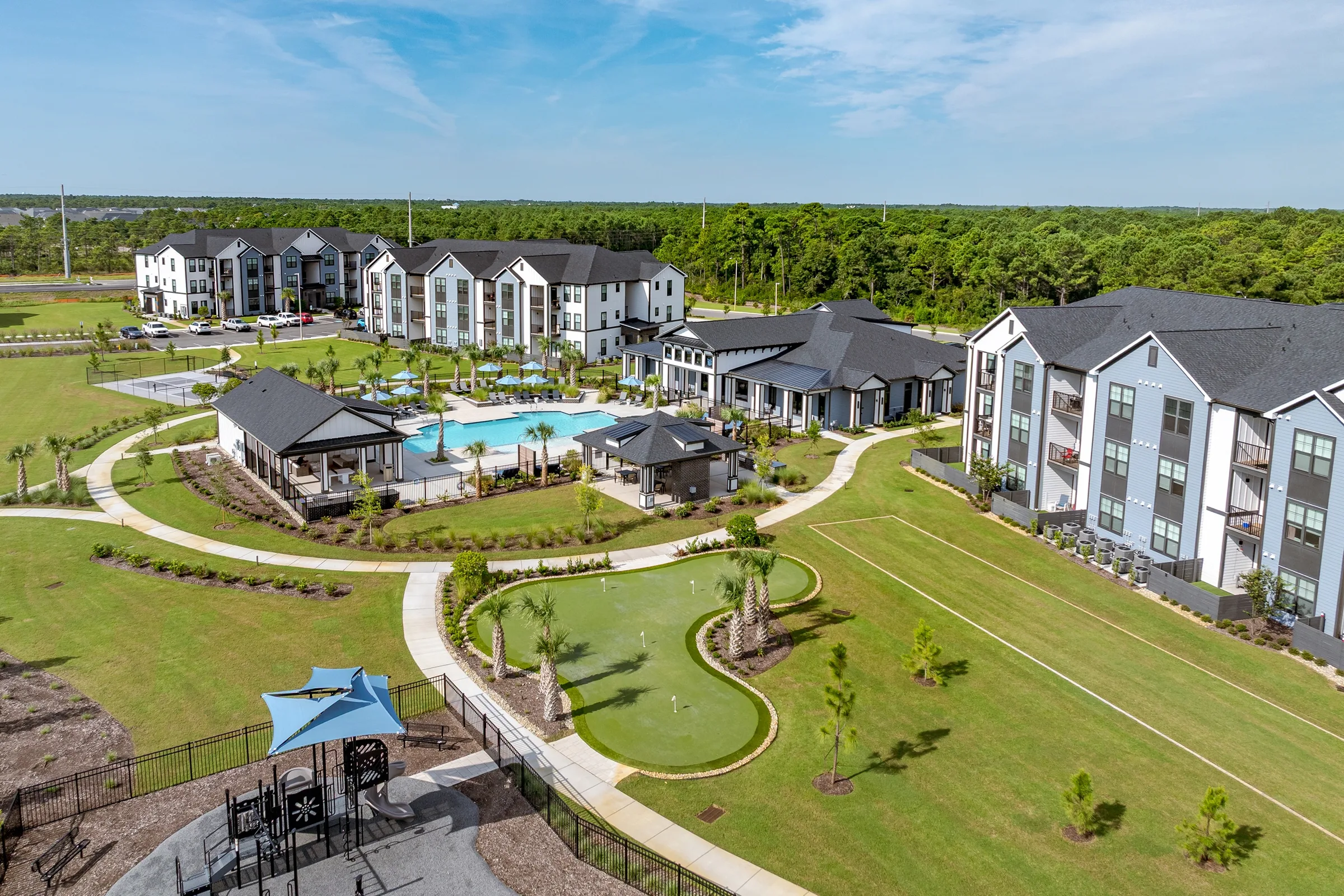 Evolve St James golf course and pool