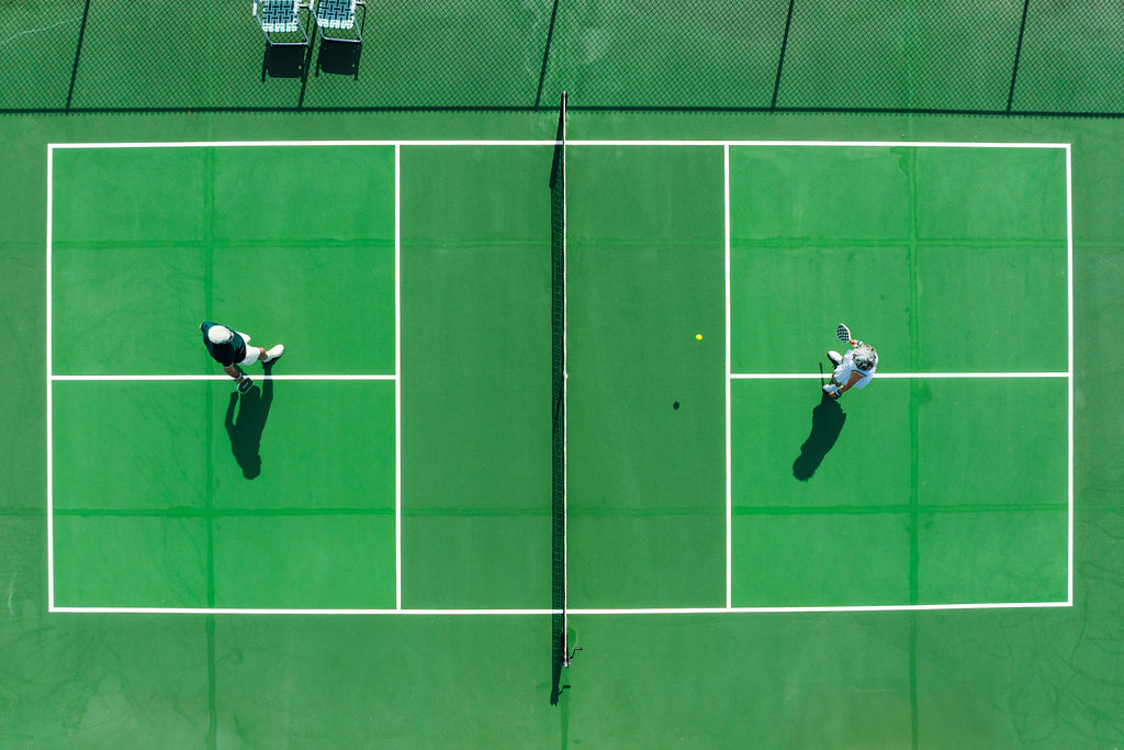 pickleball court at Evolve Waterford